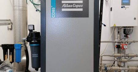 Kompresorová stanice Atlas Copco